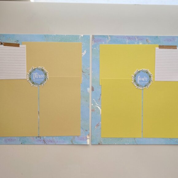 12x12 Baby Boy Premade Scrapbook, Baby Shower Gift, Gift for New Mom - Picture 8 of 14